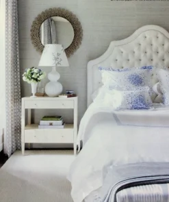 Made Goods New Arrivals Conrad Double Nightstand Pristine Faux Raffia