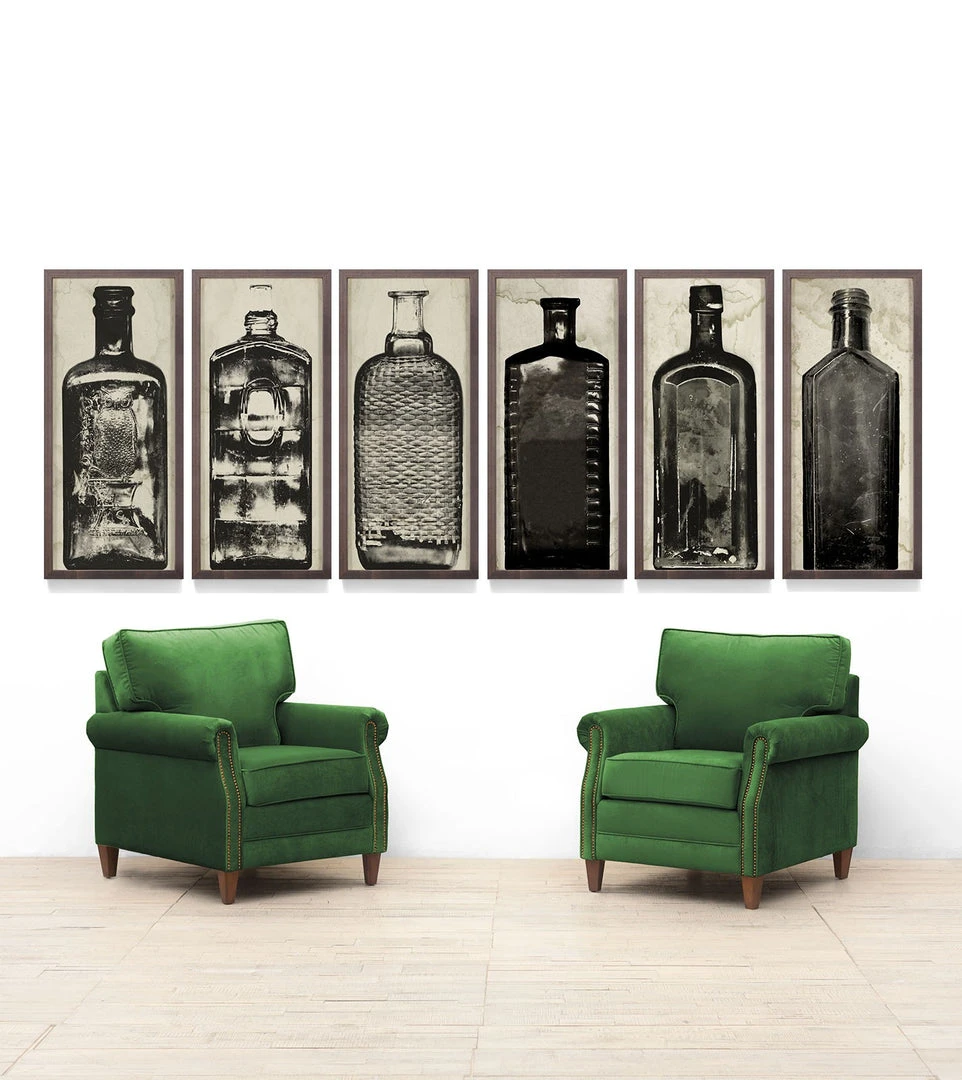 Natural Curiosities New Arrivals Copper River Bottles No. 3 Framed Artwork 2 Natural Curiosities New Arrivals Copper River Bottles No. 3 Framed Artwork