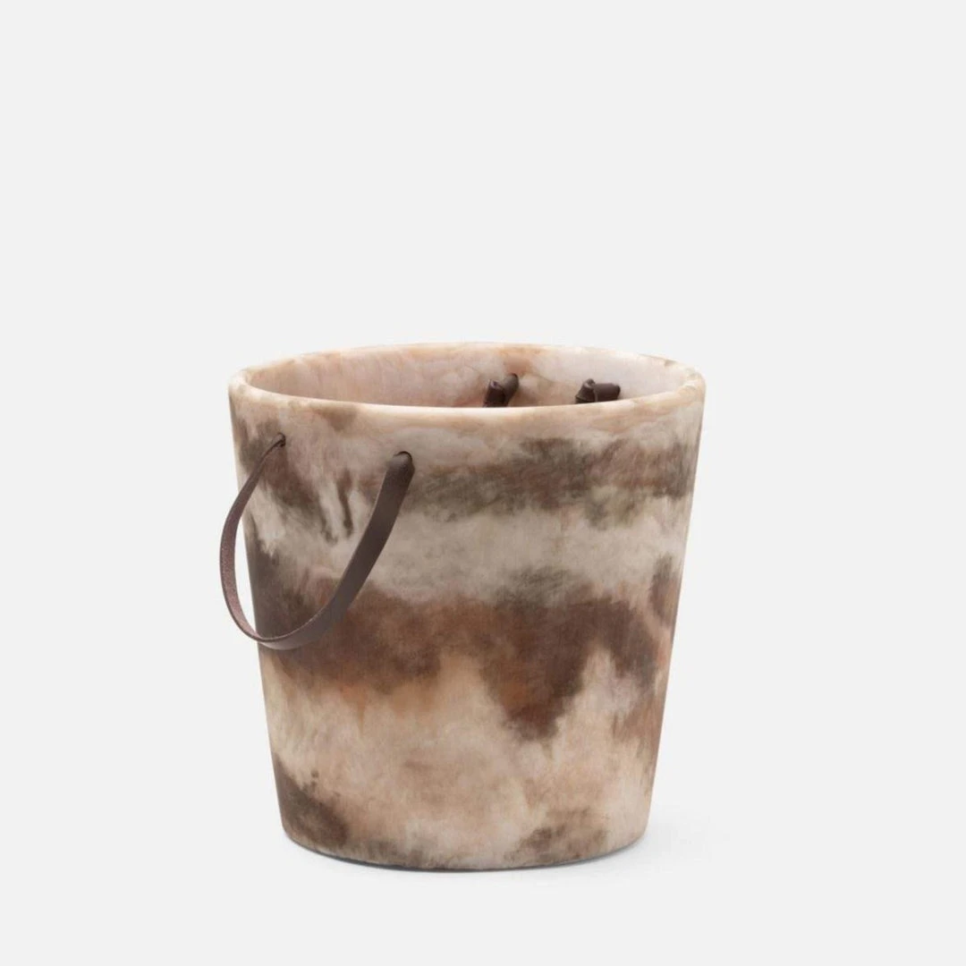 Blue Pheasant New Arrivals Wesley Brown Swirled Ice Bucket 3 Blue Pheasant New Arrivals Wesley Brown Swirled Ice Bucket