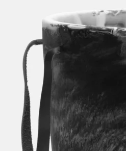 Blue Pheasant Wesley Black Swirled Ice Bucket 10 Blue Pheasant Wesley Black Swirled Ice Bucket