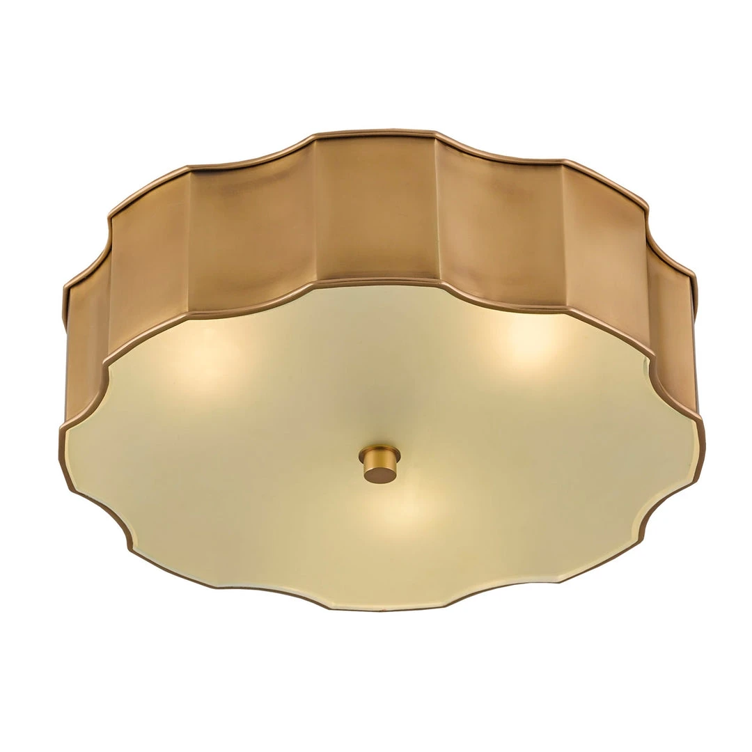 Currey And Company Wexford Flush Mount Brass 6 Currey And Company Wexford Flush Mount Brass