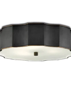 Currey And Company New Arrivals Wexford Flush Mount Bronze