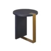 Worlds Away New Arrivals Harrington Side Table Navy