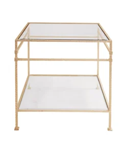 Worlds Away Amos Side Table Gold Leaf New Arrivals