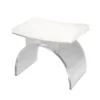 Worlds Away Marlowe Stool White New Arrivals
