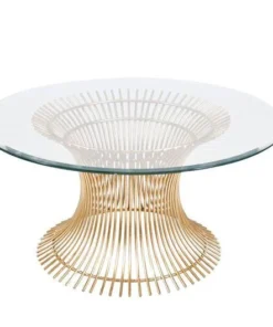 Worlds Away Powell Coffee Table Gold Leaf New Arrivals