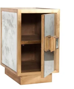 Worlds Away New Arrivals Savannah Side Table Gold