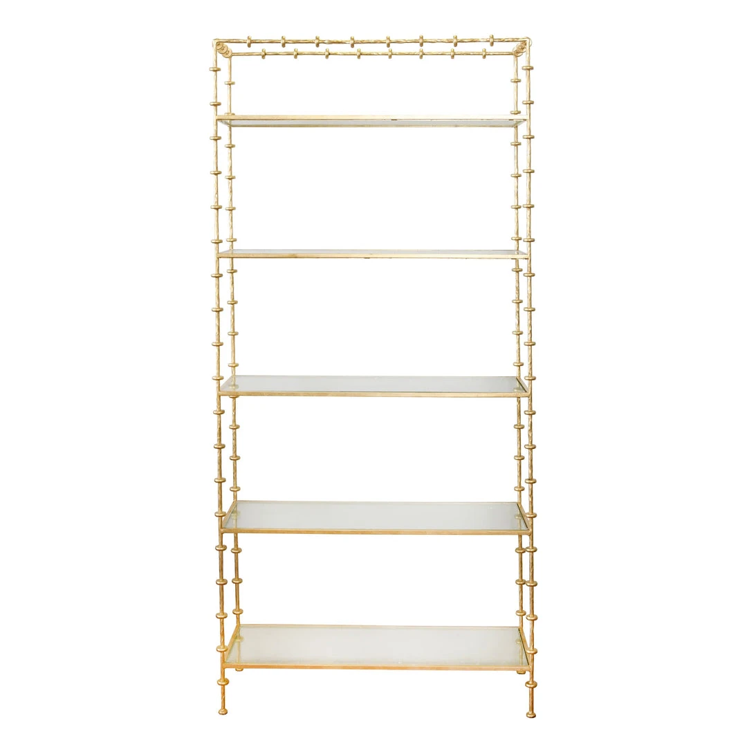 Worlds Away Addie Etagere Gold Leaf 3 Worlds Away Addie Etagere Gold Leaf