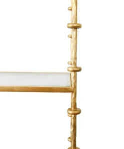 Worlds Away Addie Etagere Gold Leaf 8 Worlds Away Addie Etagere Gold Leaf