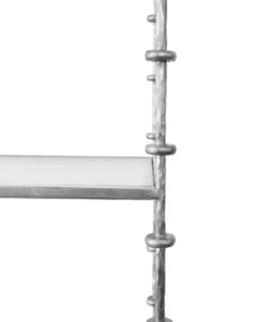 Worlds Away Addie Etagere Silver Leaf 6 Worlds Away Addie Etagere Silver Leaf