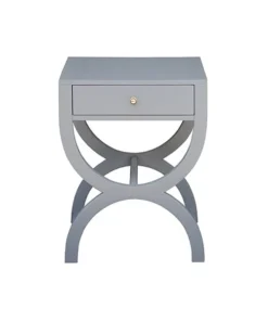 Worlds Away Alexis Side Table Grey Lacquer 5 Worlds Away Alexis Side Table Grey Lacquer