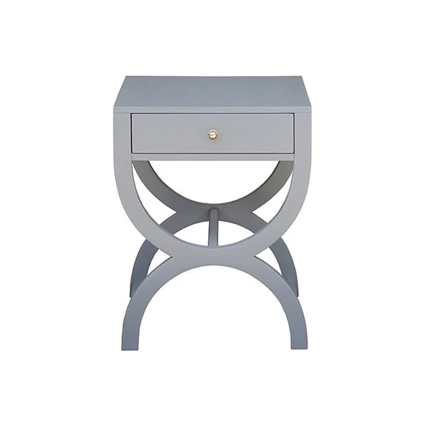 Worlds Away Alexis Side Table Grey Lacquer 3 Worlds Away Alexis Side Table Grey Lacquer