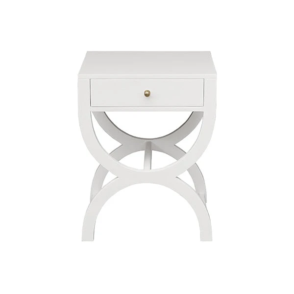 Worlds Away Alexis Side Table White Lacquer 4 Worlds Away Alexis Side Table White Lacquer