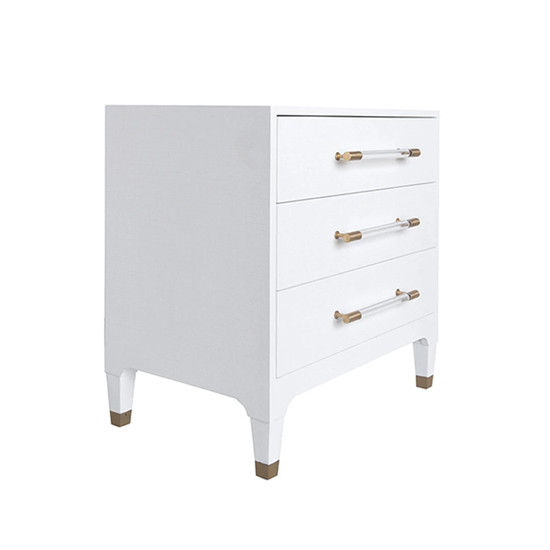 Worlds Away Amber Side Table White Linen 3 Worlds Away Amber Side Table White Linen