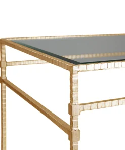 Worlds Away Amos Side Table Gold Leaf New Arrivals