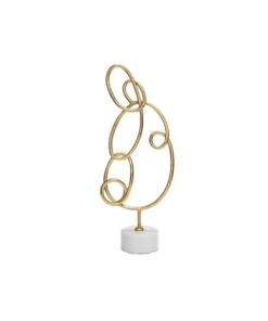Worlds Away Anton Sculpture Gold