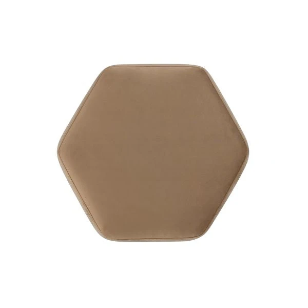 Worlds Away Asher Stool Brushed Brass Camel Velvet New Arrivals 4 Worlds Away Asher Stool Brushed Brass Camel Velvet New Arrivals