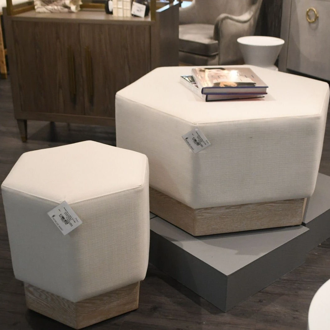Worlds Away New Arrivals Myra Ottoman Cerused Oak White Linen 4 Worlds Away New Arrivals Myra Ottoman Cerused Oak White Linen
