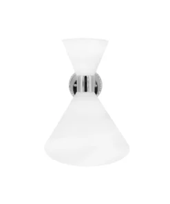 Worlds Away New Arrivals August Sconce White And Nickel