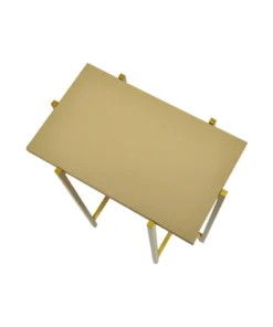 Worlds Away Avni Side Table Antique Brass And Beige Faux Shagreen New Arrivals