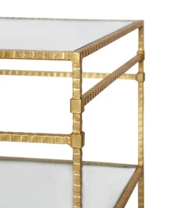 Worlds Away Bateman Cocktail Table Gold Leaf 7 Worlds Away Bateman Cocktail Table Gold Leaf