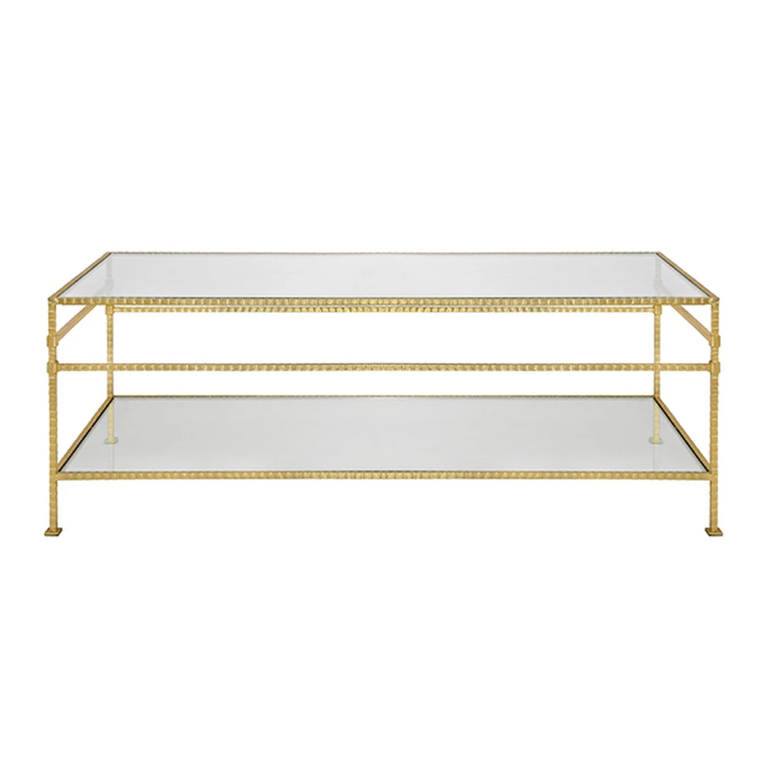 Worlds Away Bateman Cocktail Table Gold Leaf 2 Worlds Away Bateman Cocktail Table Gold Leaf