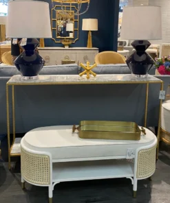 Worlds Away Beale Bench White 10 Worlds Away Beale Bench White