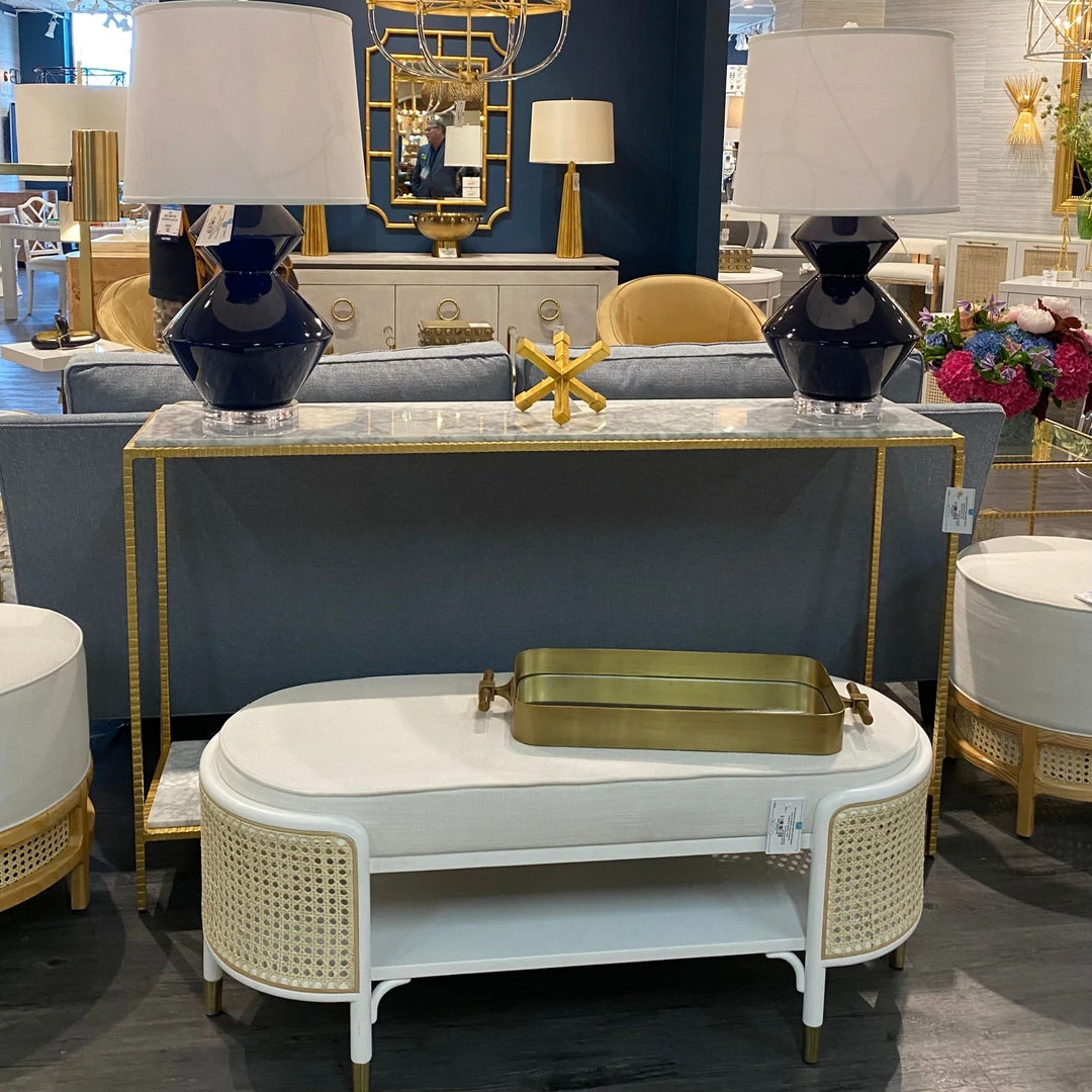 Worlds Away Beale Bench White 4 Worlds Away Beale Bench White