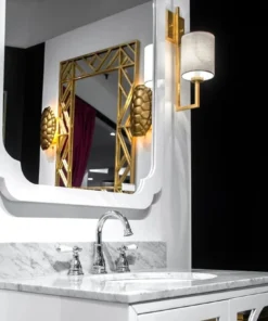 Worlds Away Beckham Wall Sconce Gold New Arrivals