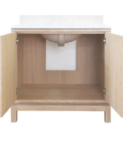 Worlds Away Bixby Vanity Cerused Oak New Arrivals