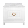 Worlds Away Bixby Vanity White New Arrivals