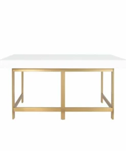 Worlds Away New Arrivals Boone Desk White