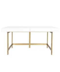 Worlds Away New Arrivals Boone Desk White