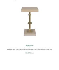 Worlds Away New Arrivals Bosco Square Side Table Cerused Oak 7 Worlds Away New Arrivals Bosco Square Side Table Cerused Oak