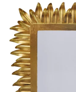 Worlds Away Caesar Rectangular Mirror Gold Leaf 8 Worlds Away Caesar Rectangular Mirror Gold Leaf