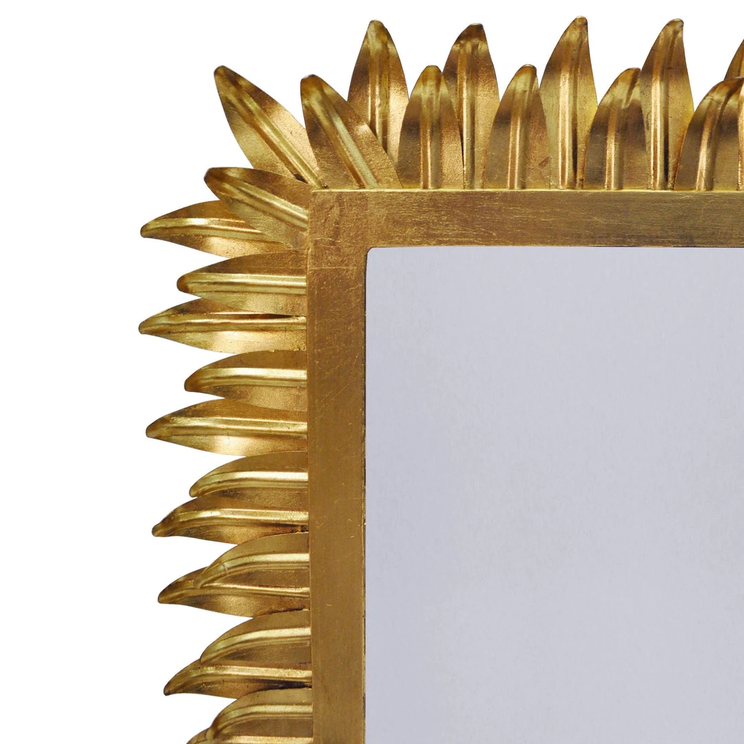Worlds Away Caesar Rectangular Mirror Gold Leaf 4 Worlds Away Caesar Rectangular Mirror Gold Leaf