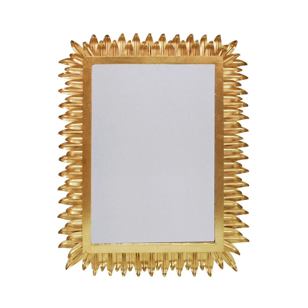 Worlds Away Caesar Rectangular Mirror Gold Leaf 1 Worlds Away Caesar Rectangular Mirror Gold Leaf