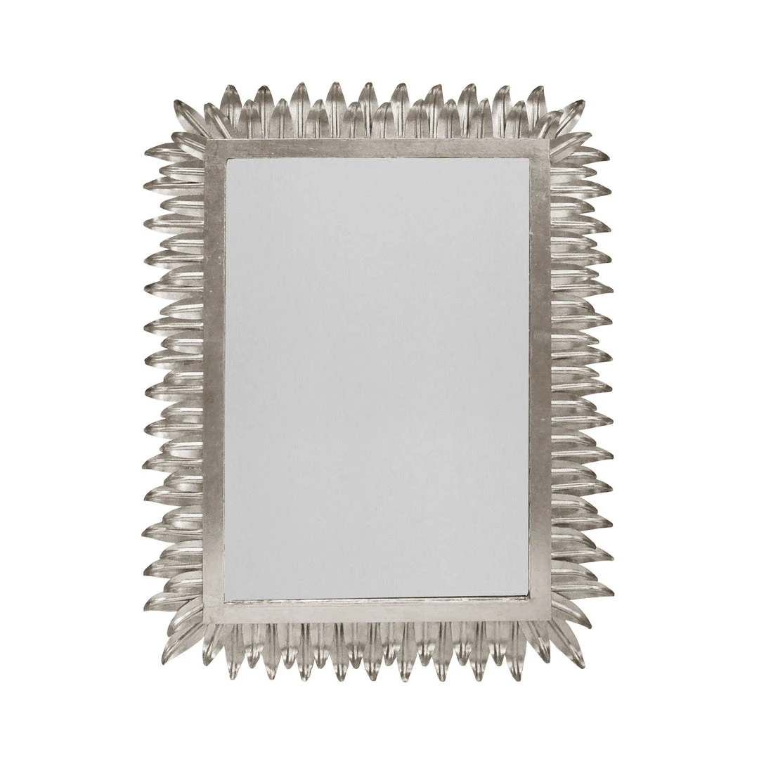 Worlds Away Caesar Rectangular Mirror Silver Leaf 1 Worlds Away Caesar Rectangular Mirror Silver Leaf