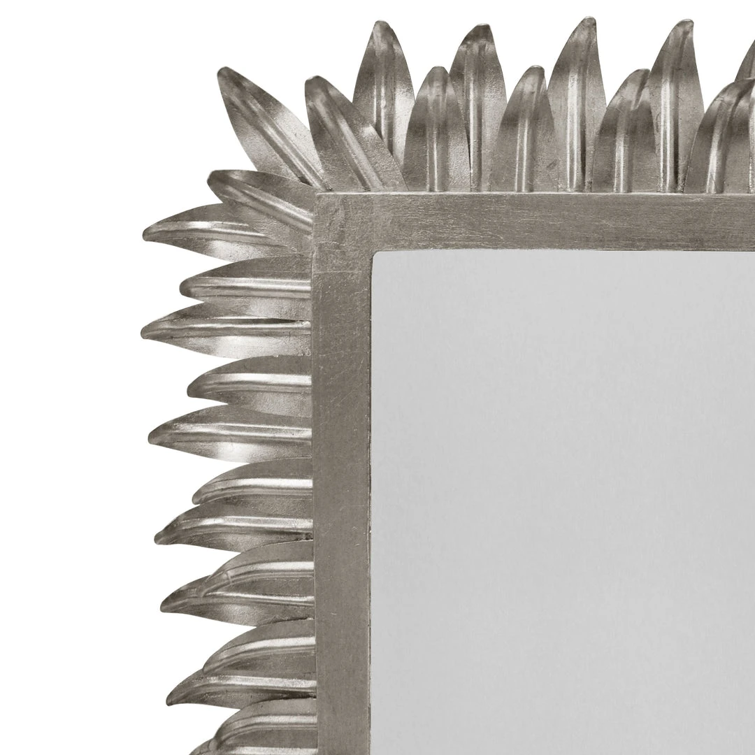 Worlds Away Caesar Rectangular Mirror Silver Leaf 2 Worlds Away Caesar Rectangular Mirror Silver Leaf