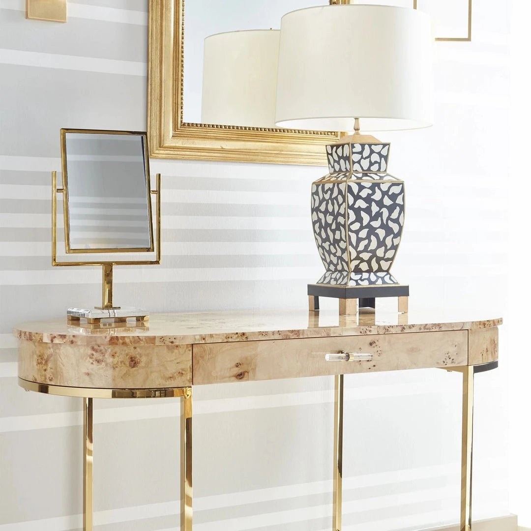 Worlds Away Caitlin Countertop Mirror Antique Brass 2 Worlds Away Caitlin Countertop Mirror Antique Brass