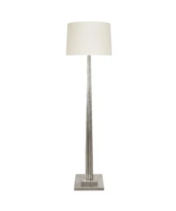 Worlds Away Capone Floor Lamp Silver