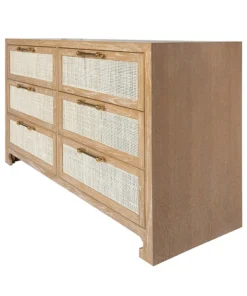 Worlds Away Carla Chest Cerused Oak New Arrivals