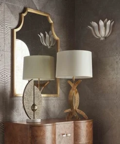 Worlds Away Carter Sculpture Antique Brass