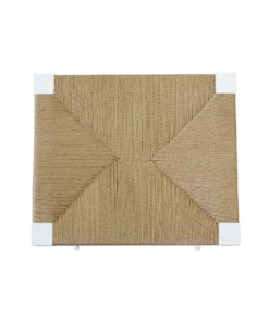 Worlds Away Conan Stool White