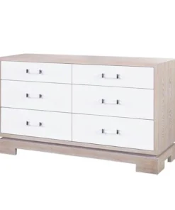 Worlds Away Crawford Dresser Cerused Oak