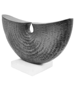 Worlds Away New Arrivals Cressa Sculpture Antique Nickel