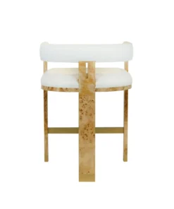 Worlds Away Cruise Counter Stool Burl Wood New Arrivals