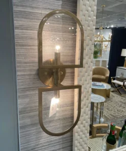 Worlds Away New Arrivals Dexter Sconce Antique Brass