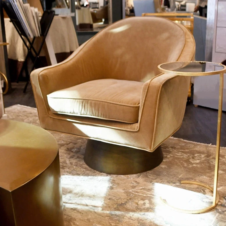 Worlds Away Dominic Chair Camel Velvet 3 Worlds Away Dominic Chair Camel Velvet