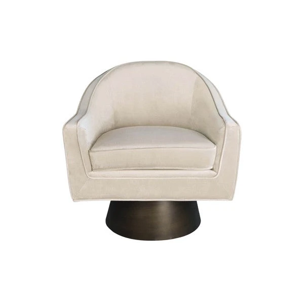 Worlds Away Dominic Chair Cream Velvet 1 Worlds Away Dominic Chair Cream Velvet
